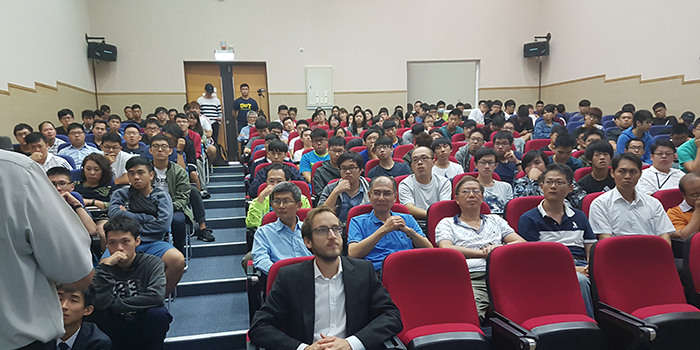 Picture from a lecture in Taiwan