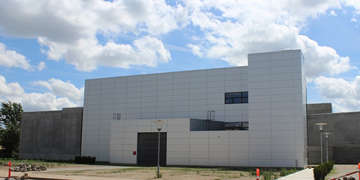 The wind tunnel from the outside